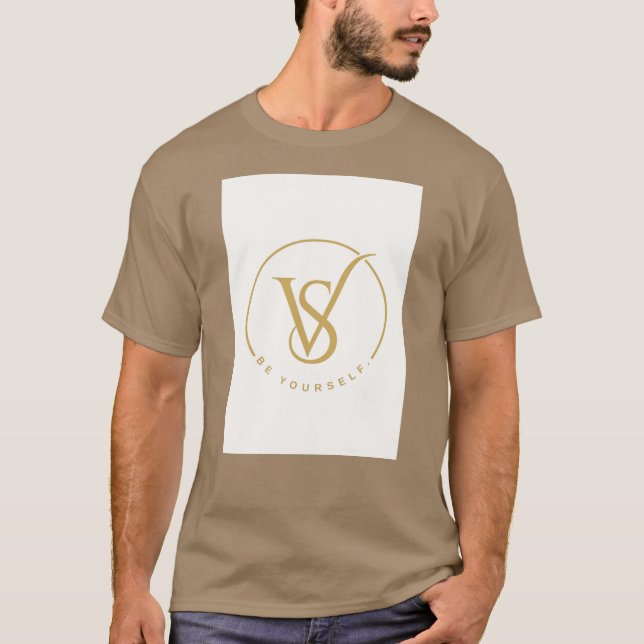 Camiseta Seja Você VS Logotipo Monograma (Frente)