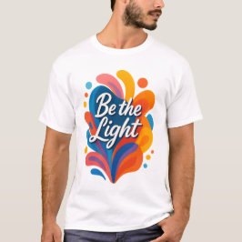 Camiseta Sejam os Des de Tipografia Colorida Inspiracionais