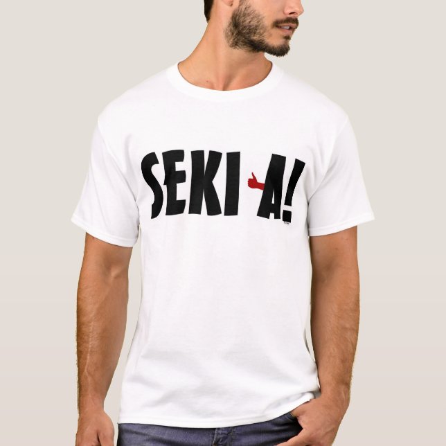 Camiseta Seki A! Polegares acima (Frente)