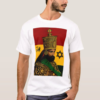 Camiseta selassie com estrela de David