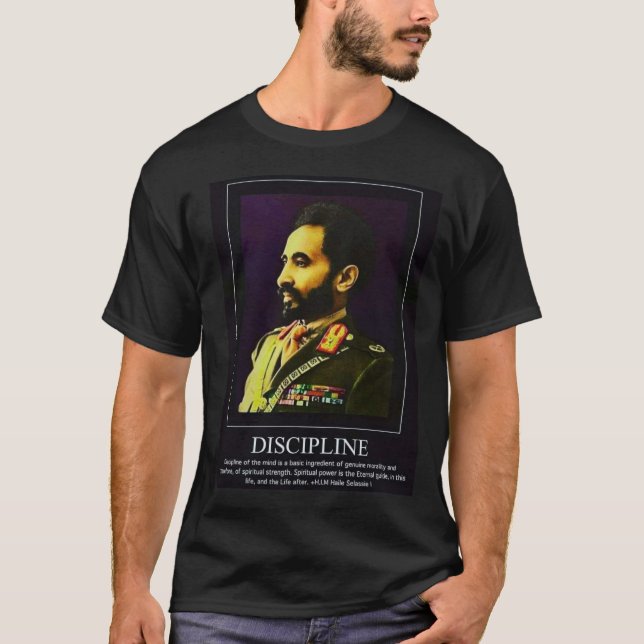Camiseta SELASSIE DISCIPLINE (Frente)