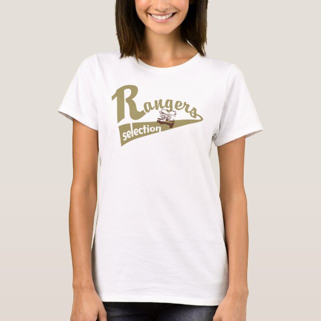 Camiseta Seleção Clássica de Vintage Rangers (Frente)