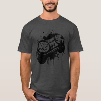 Camiseta Seleção de cores do controlador de jogos - família