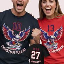 Seleção Nacional de Futebol dos EUA Águia Gráfica 