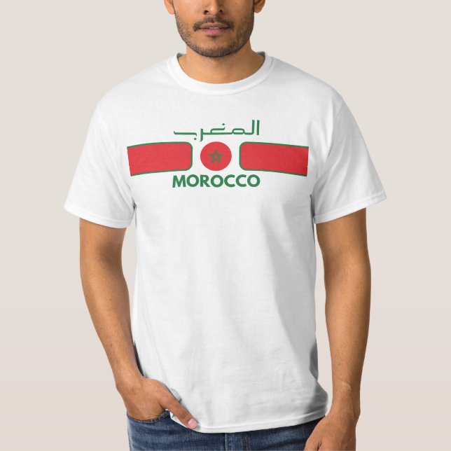 Camiseta seleção nacional de futebol marroquino (Frente)