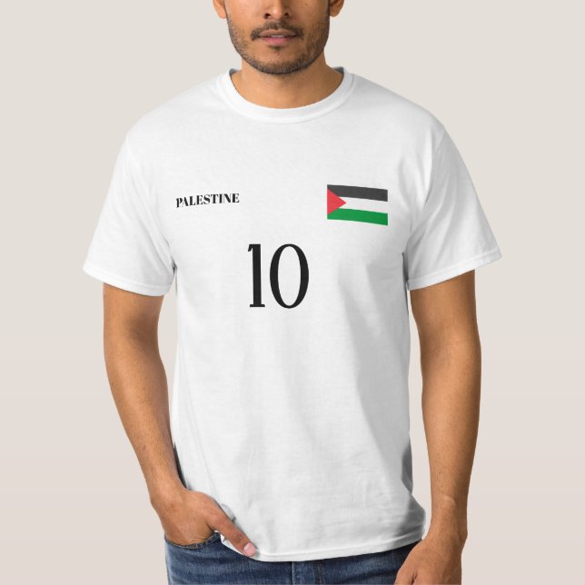 Camiseta Seleção Palestina de Futebol (Frente)