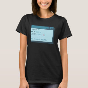 Camiseta Selecionar De Usuários Onde A Pista É Maior Que 0