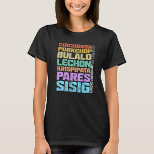 Camiseta Selecione seu menu importante do Ulam Putok Batok