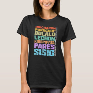 Camiseta Selecione seu menu importante do Ulam Putok Batok