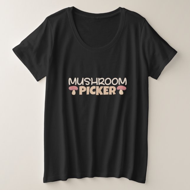Camiseta Seletor de Cogumelos (Frente do Design)