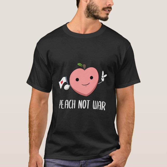 Camiseta Seletor de Fruta de Puns Pêssegos (Frente)