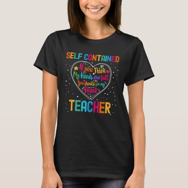 Camiseta Self Contained Teacher Appreciation Week Back to S (Frente)