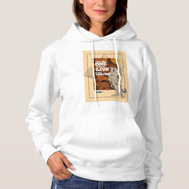 Camiseta Self Control Motivational hoodie  (Frente)