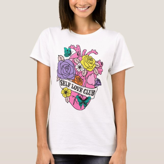 Camiseta Self Love Club Heart (Frente)