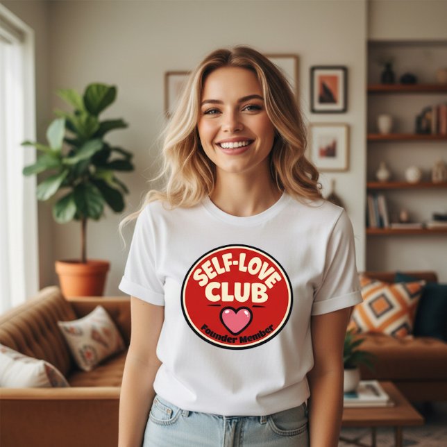Camiseta Self Love Club Valentine's  (Criador carregado)