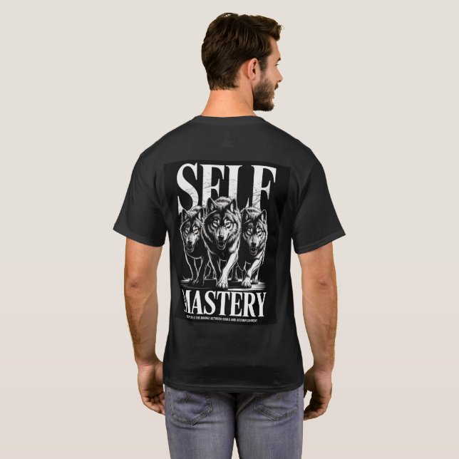 Camiseta Self Mastery – Alpha Discipline Tee (Parte Traseira Completa)
