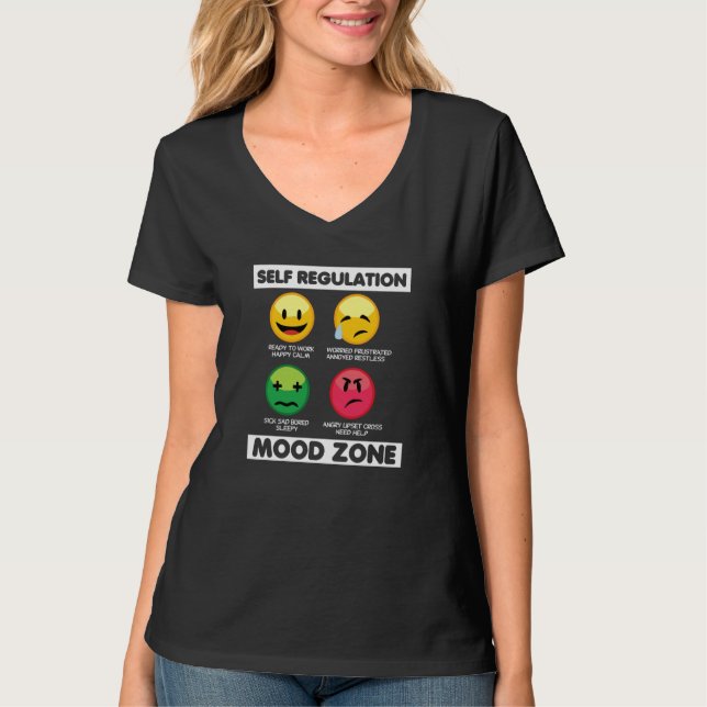Camiseta Self Regulation Mood Zone Occupational Therapy The (Frente)