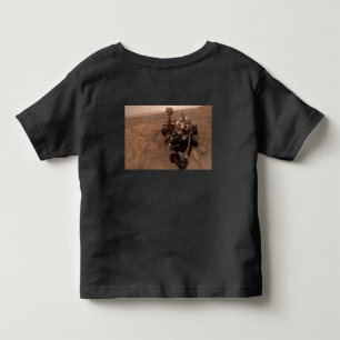 Camiseta Selfie da Paisagem Marciana Vermelha do Curiosity