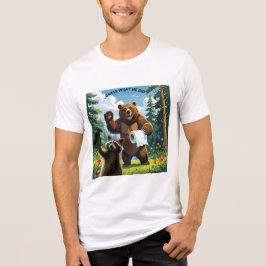 Camiseta Selfie de Guaxinim 5