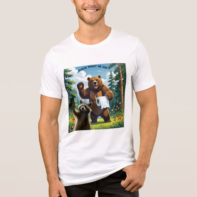 Camiseta Selfie de Guaxinim 5 (Frente)