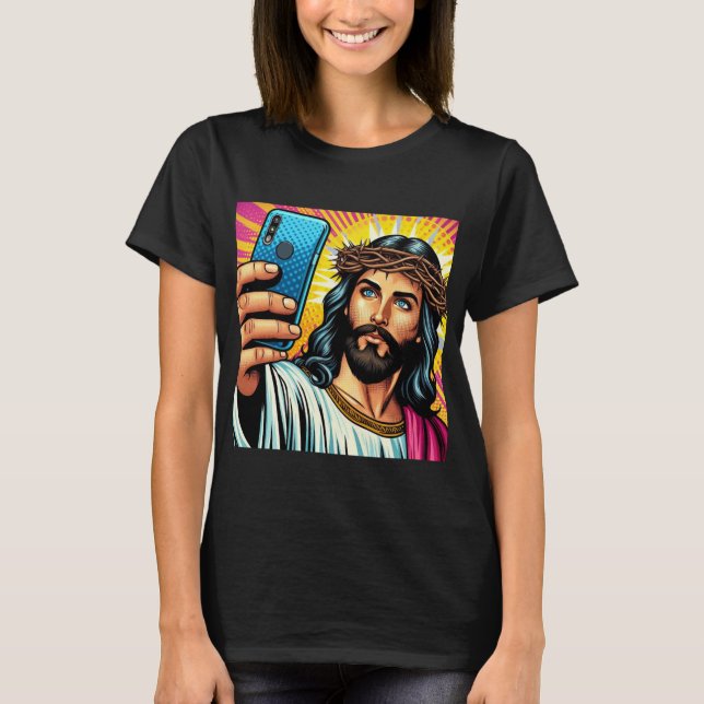 Camiseta selfie de Jesus! (Frente)
