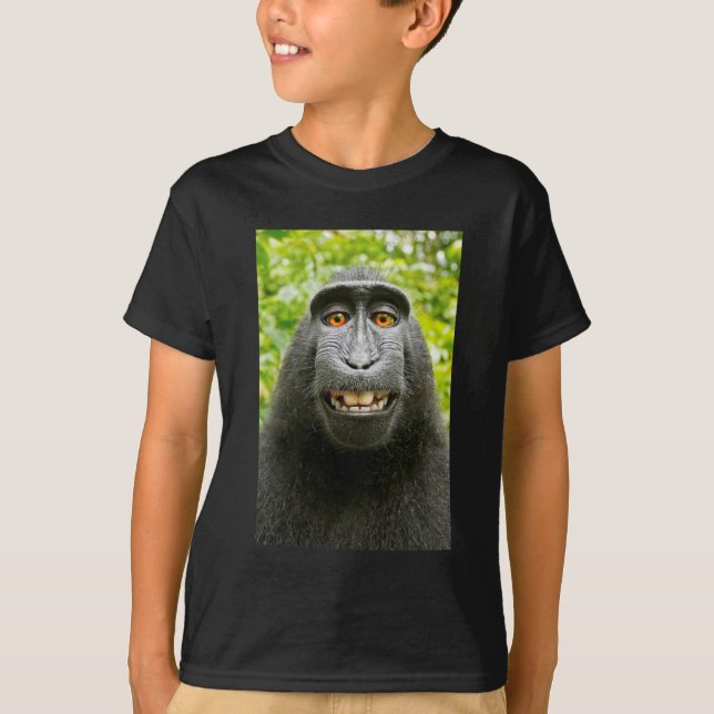 Camiseta Selfie de Macaco (Frente)