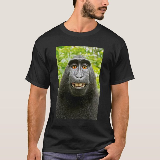 Camiseta Selfie de Macaco (Frente)