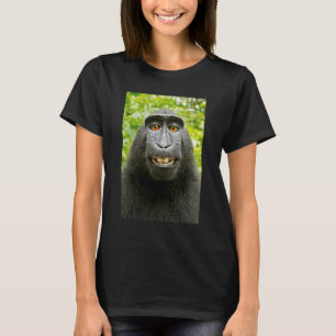 Camiseta Selfie de Macaco