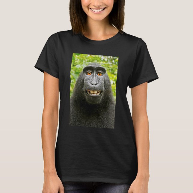 Camiseta Selfie de Macaco (Frente)