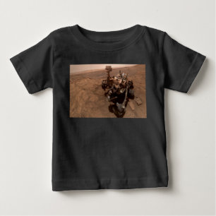 Camiseta Selfie de Marte Curiosity Red Martian Paisagem