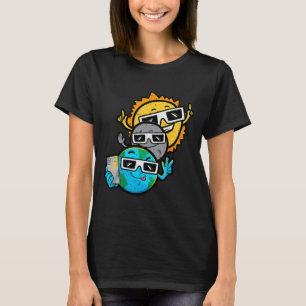 Camiseta Selfie Earth Moon Sun Chaser Total Eclipse Solar 2