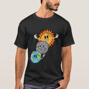 Camiseta Selfie Earth Moon Sun Solar Eclipse abril 08