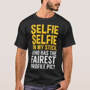 Camiseta Selfie Stick Profile Pic Fairy Tale Readers