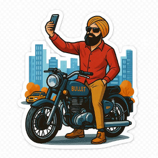 Camiseta Selfie Swag na Bullet – Vibrações de Motociclista 