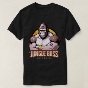 Camiseta Selgle Boss - Gráfico engraçado de gorila - Gorila