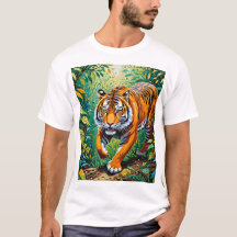 Selgle Prowler - Tiger in Gond Art