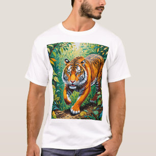 Camiseta Selgle Prowler - Tiger in Gond Art