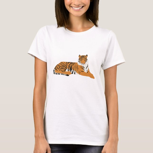 Camiseta Selgle Tiger Animal (Frente)