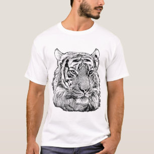 Camiseta Selgle Tiger Face safari