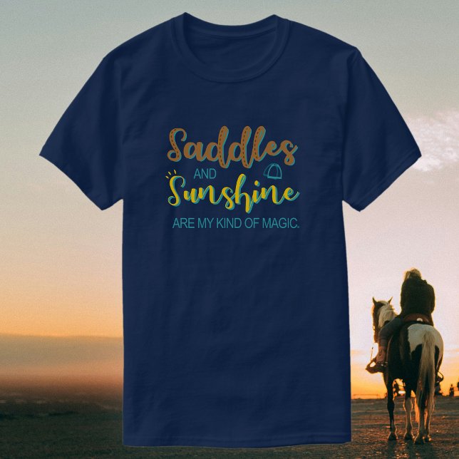 Camiseta Selins e Sol | Equestre + tórax (Criador carregado)