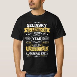 Camiseta SELINSKY Um Legado Nasceu no Ano