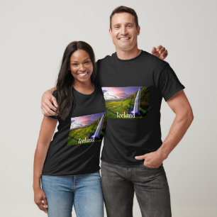 Camiseta Seljalandsfoss Waterfall Islândia 