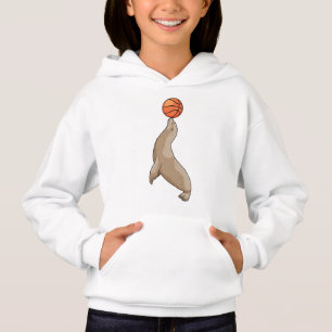 Camiseta Selo com basquete