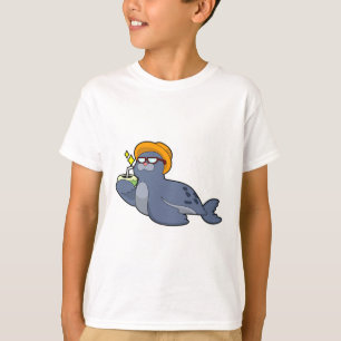 Camiseta Selo com coco