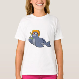Camiseta Selo com coco