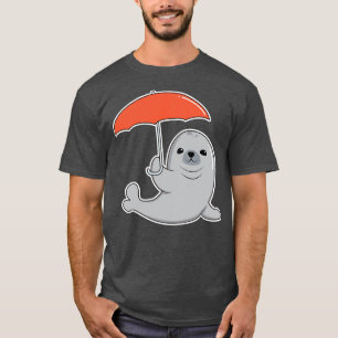 Camiseta Selo com guarda-chuva
