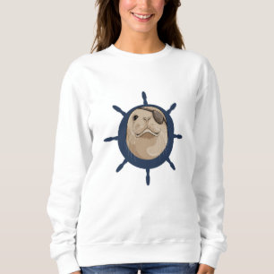 Camiseta Selo com leme de navio