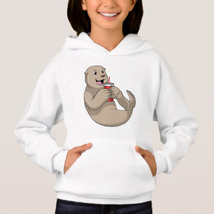 Camiseta Selo com Mug com Palha