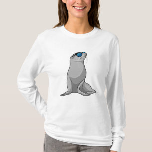 Camiseta Selo com óculos de sol