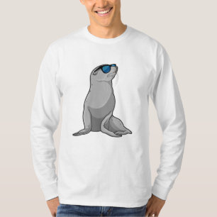 Camiseta Selo com óculos de sol